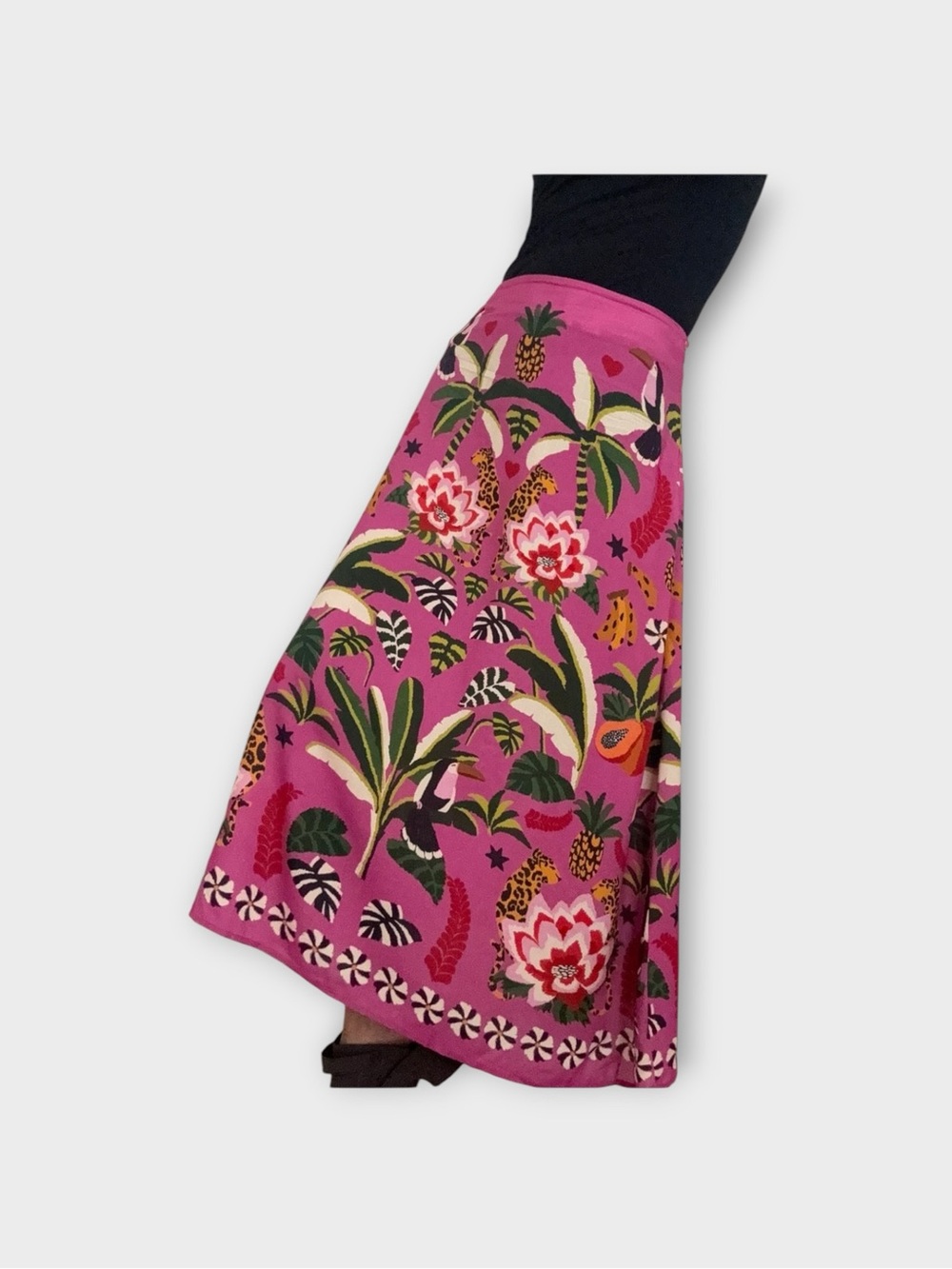 Farm Rio x Anthropologie A-Line Midi Skirt